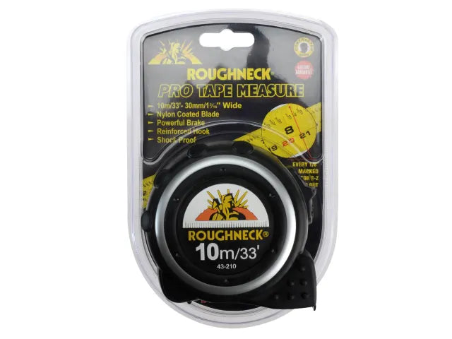 Roughneck E-Z Read® Tape Measure 10m/33ft (Width 30mm)