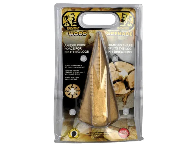 Roughneck Wood Grenade® Splitting Wedge (Blister Packed) 1.6kg (4 lb)