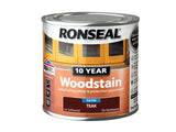 Ronseal 10 Year Woodstain Teak 250ml