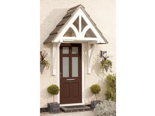 Ronseal 10 Year Weatherproof Wood Paint Dark Oak Gloss 750ml