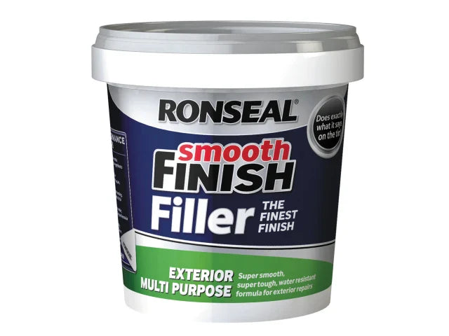 Ronseal Smooth Finish Exterior Multipurpose Ready Mix Filler Tub 1.2kg