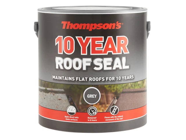 Ronseal thoms Hp 10Yr Roof Seal Grey 2.5Lt