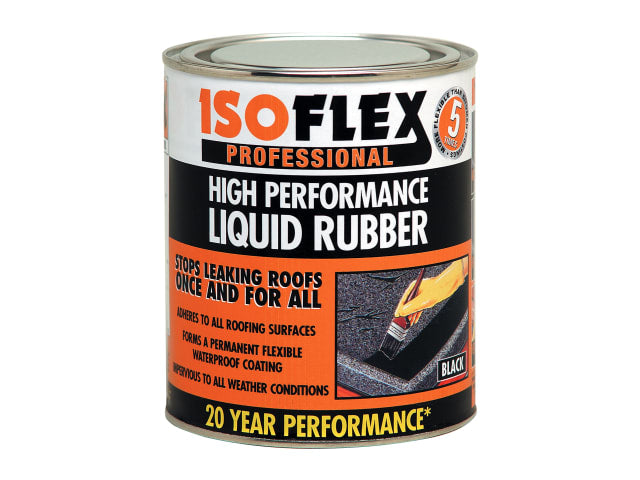 Ronseal Isoflex Liquid Rubber Black 750ml