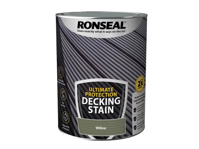 Ronseal Ultimate Protection Decking Stain Willow 5 litre