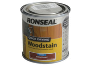 Ronseal Quick Drying Woodstain Satin Mahogany 250ml