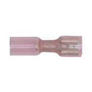 Sealey Heat Shrink Push-On Terminal 6.4mm Female Red Pack of 25