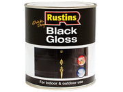 Rustins Quick Dry Black Gloss 250ml