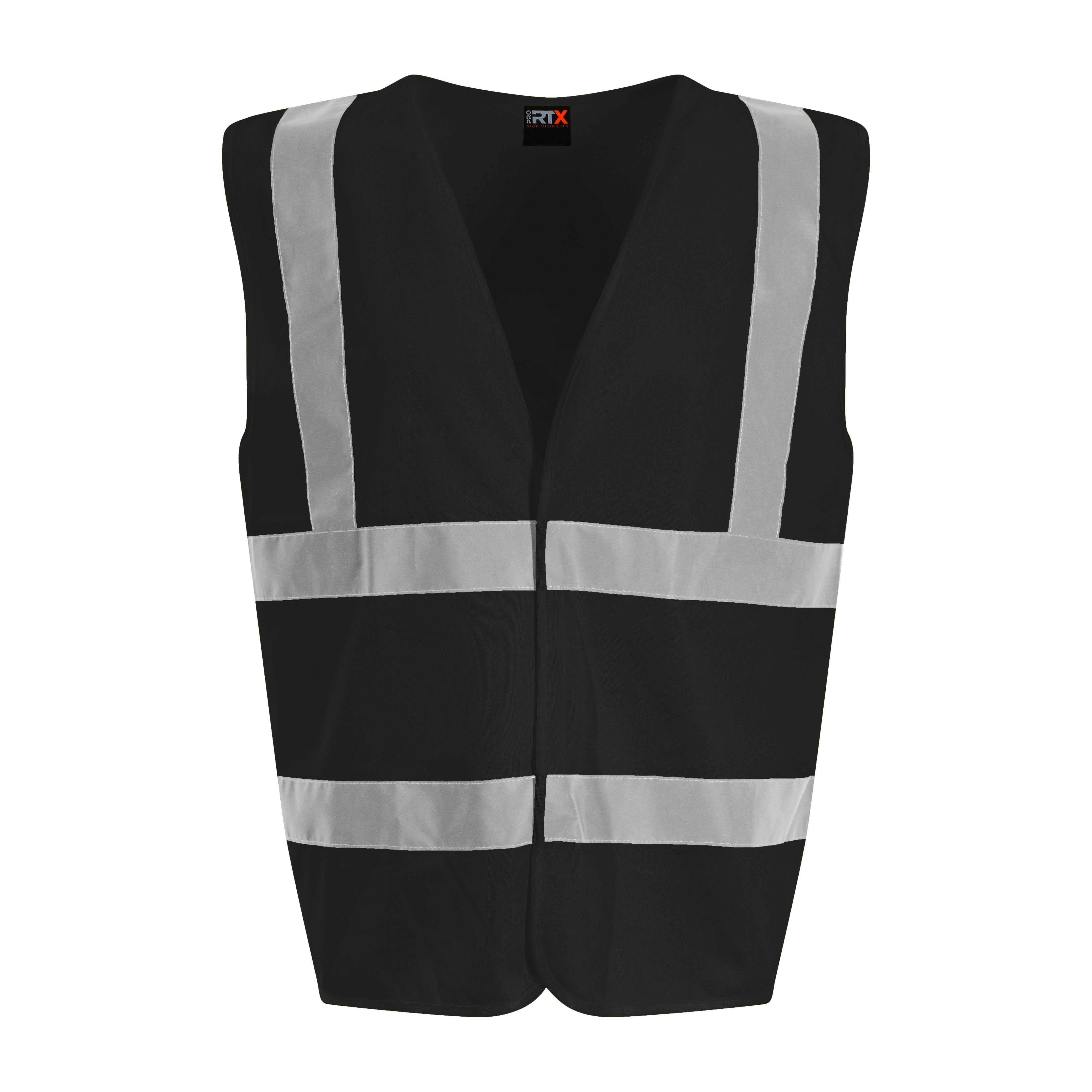 Prortx High Visibility Waistcoat - Black