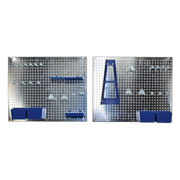 Sealey Wall Storage Pegboard Set 34pc