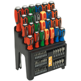 Sealey Hammer-Thru Screwdriver, Bit & Nut Driver Set 61pc