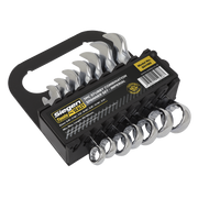 Sealey Combination Spanner Set 7pc Stubby Imperial