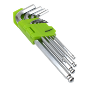 Sealey Hex Key Set Ball-End Long 9pc - Metric