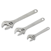 Sealey Adjustable Wrench Set 3pc 150, 200 & 250mm