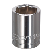 Sealey WallDrive® Socket 14mm 3/8"Sq Drive S0581