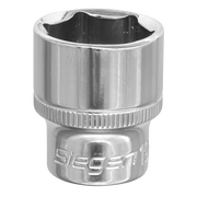 Sealey WallDrive® Socket 19mm 3/8"Sq Drive S0586