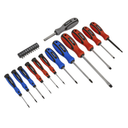 Sealey Soft Grip Screwdriver & Bit Set 23pc