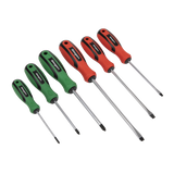Sealey Soft Grip Screwdriver Set 6pc