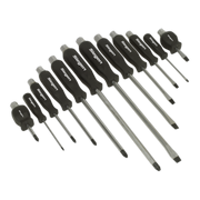 Sealey Screwdriver Set 12pc Hammer-Thru
