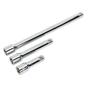 Sealey Extension Bar Set 3pc 1/2"Sq Drive S0720