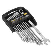 Sealey Combination Spanner Set 10pc Extra-Long Metric S0832