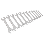 Sealey Double Open-End Spanner Set 12pc Metric