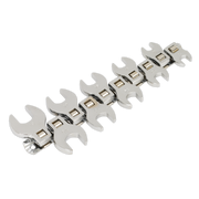 Sealey Crow's Foot Open-End Spanner Set 10pc 3/8"Sq Drive Metric S0866