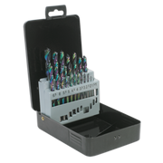 Sealey HSS Drill Bit Set 19pc Edge Ground Metric DIN 338