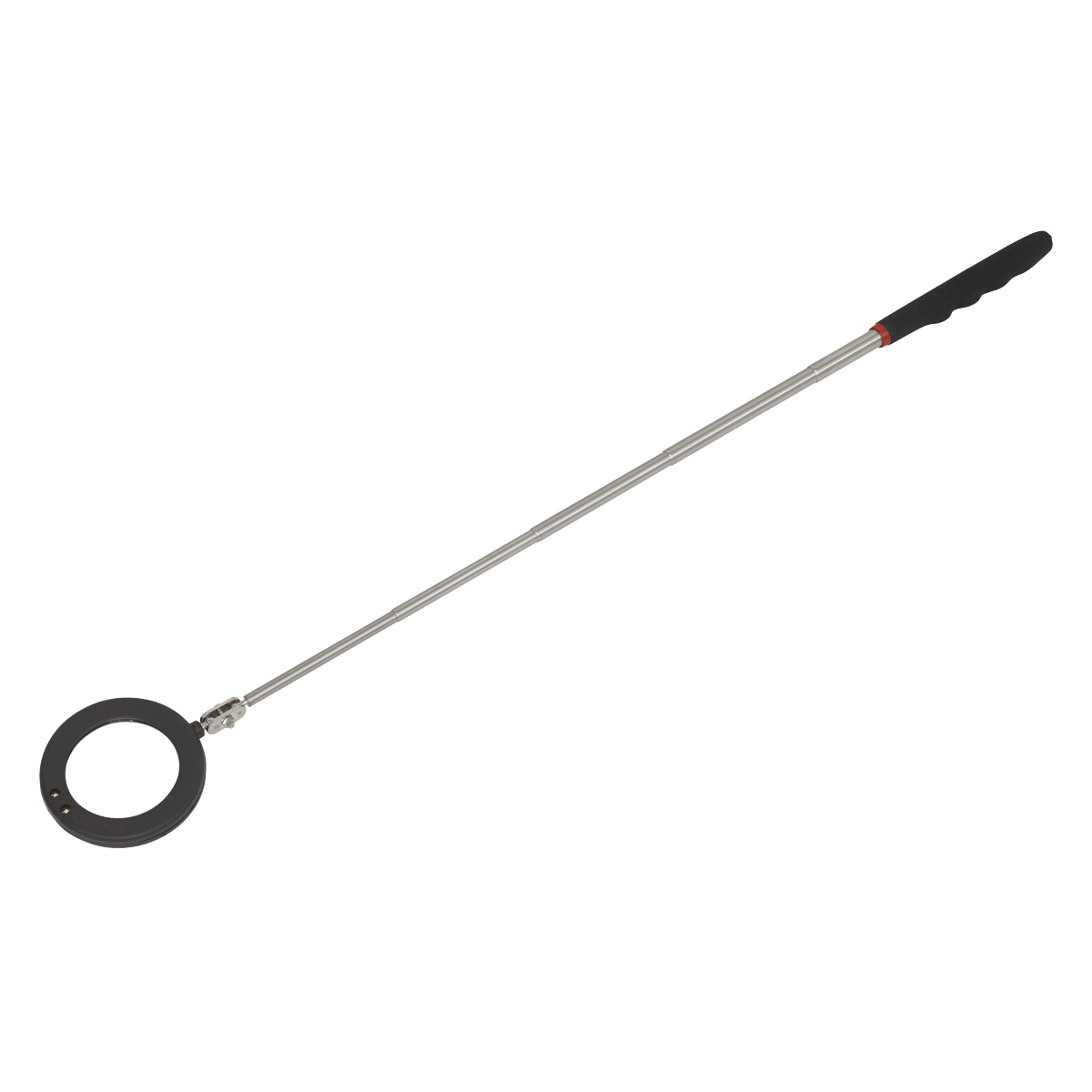 Sealey Telescopic Inspection Mirror Ø75mm with LED