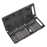 Sealey TRX-Star/Hex/Spline Bit Set 40pc 3/8" & 1/2"Sq Drive