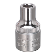 Sealey WallDrive® Socket 8mm 1/2"Sq Drive