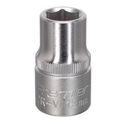 Sealey WallDrive® Socket 12mm 1/2"Sq Drive S1212