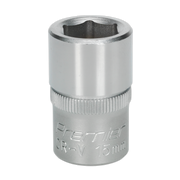 Sealey WallDrive® Socket 15mm 1/2"Sq Drive S1215