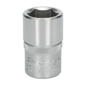 Sealey WallDrive® Socket 16mm 1/2"Sq Drive S1216