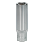 Sealey WallDrive® Socket 16mm Deep 1/2"Sq Drive S1216D