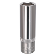 Sealey WallDrive® Socket 17mm Deep 1/2"Sq Drive S1217D