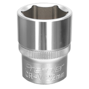 Sealey WallDrive® Socket 22mm 1/2"Sq Drive S1222