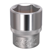 Sealey WallDrive® Socket 25mm 1/2"Sq Drive