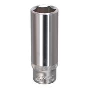 Sealey WallDrive® Socket 13mm Deep 1/4"Sq Drive