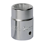 Sealey WallDrive® Socket 24mm 3/4"Sq Drive