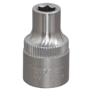 Sealey WallDrive® Socket 6mm 3/8"Sq Drive