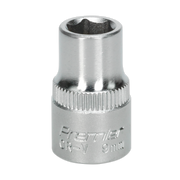 Sealey WallDrive® Socket 9mm 3/8"Sq Drive