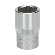 Sealey WallDrive® Socket 13mm 3/8"Sq Drive S3813