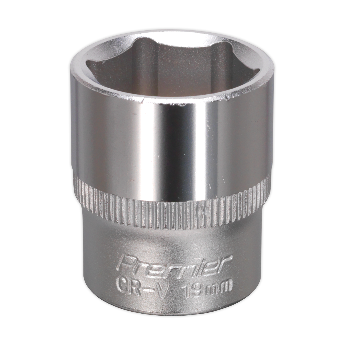 Sealey WallDrive® Socket 19mm 3/8"Sq Drive S3819