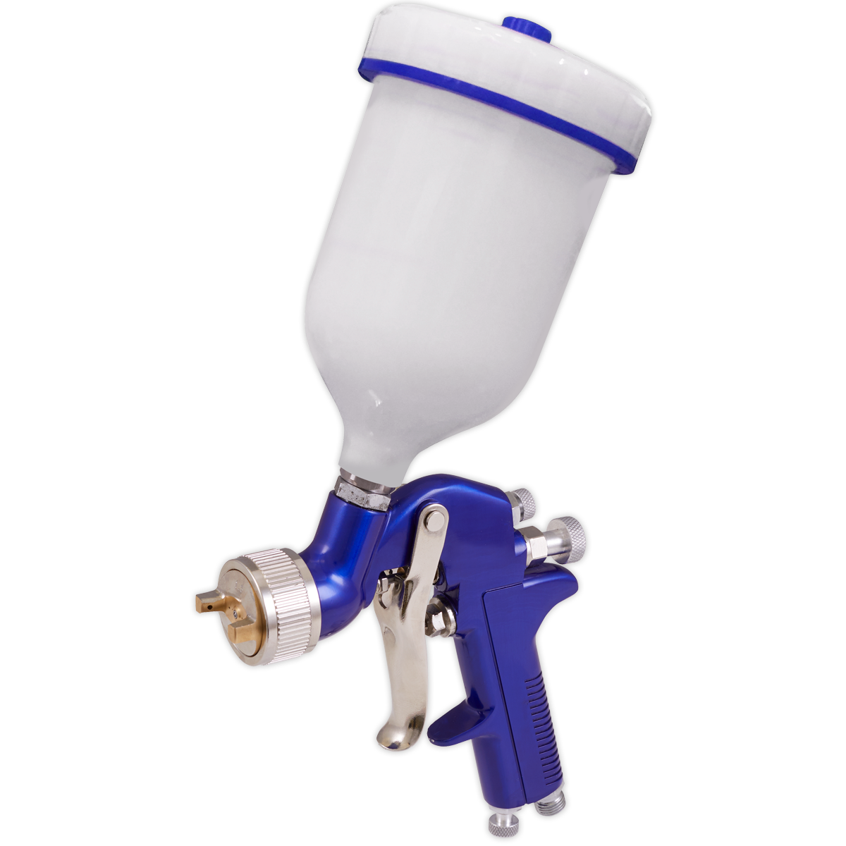 Sealey Gravity Feed Spray Gun 1.3mm Set-Up