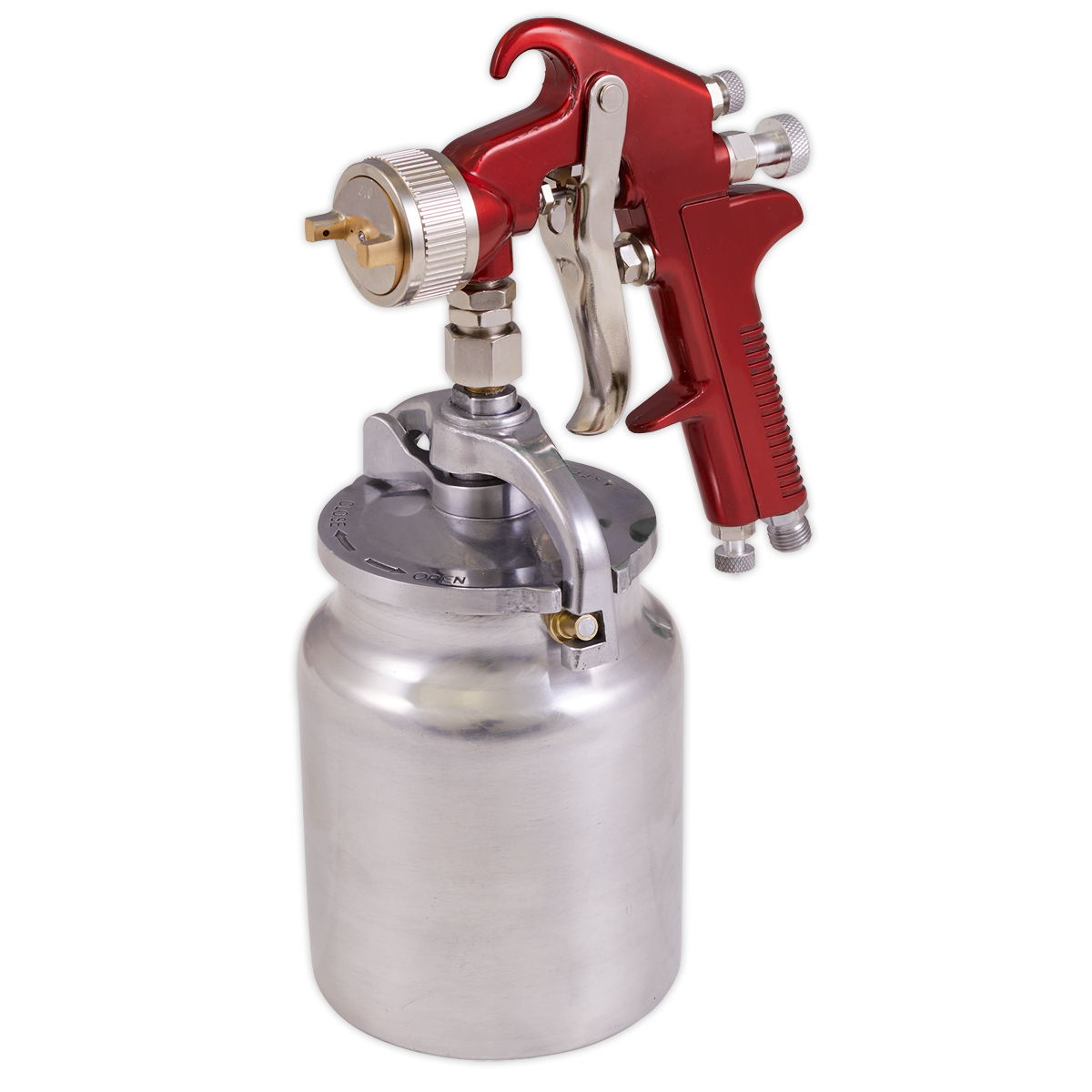 Sealey Suction Feed Spray Gun 2mm Set-Up