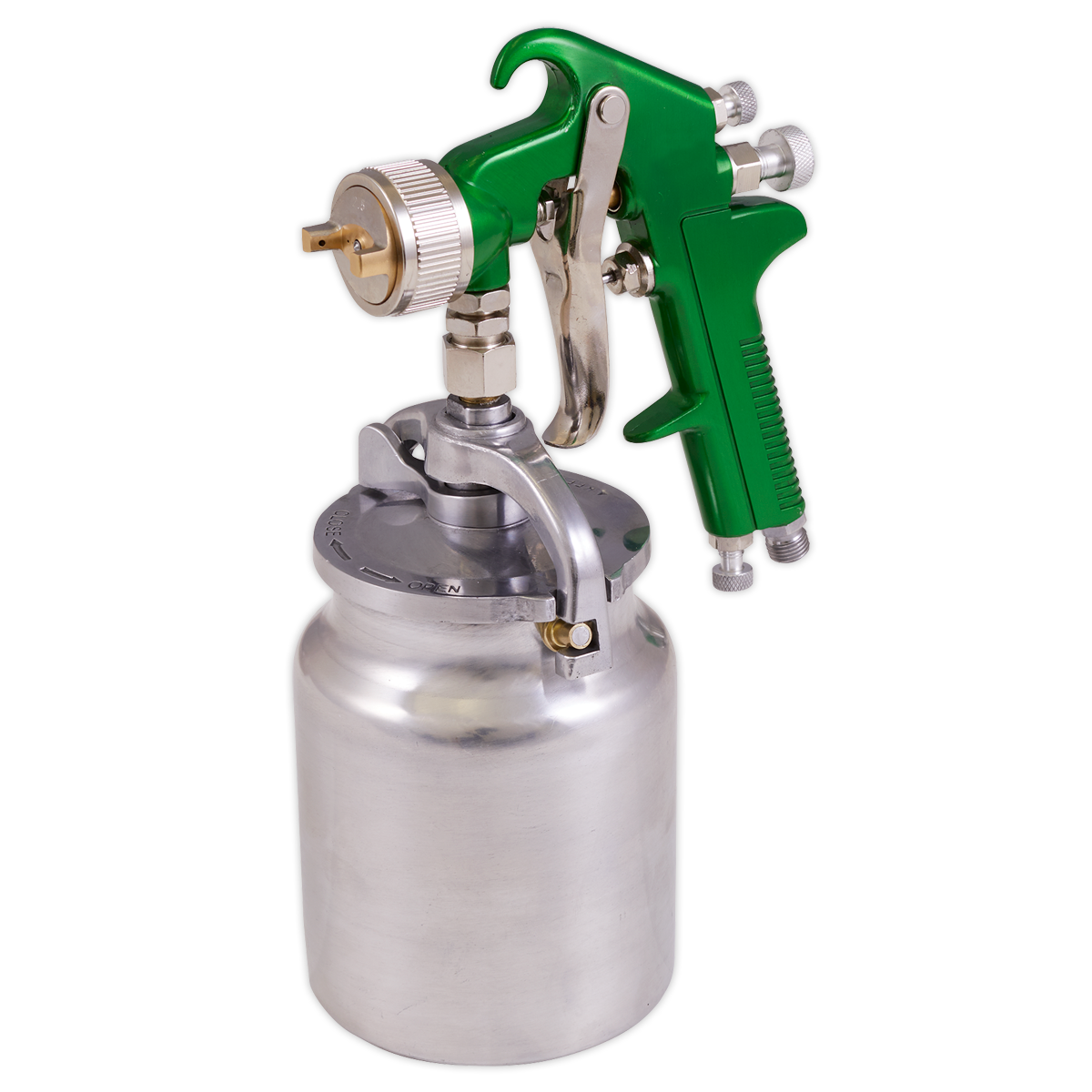 Sealey Suction Feed Spray Gun 2.5mm Set-Up