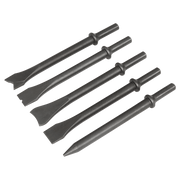 Sealey Air Hammer Chisel Set 5pc 170mm .401" Shank