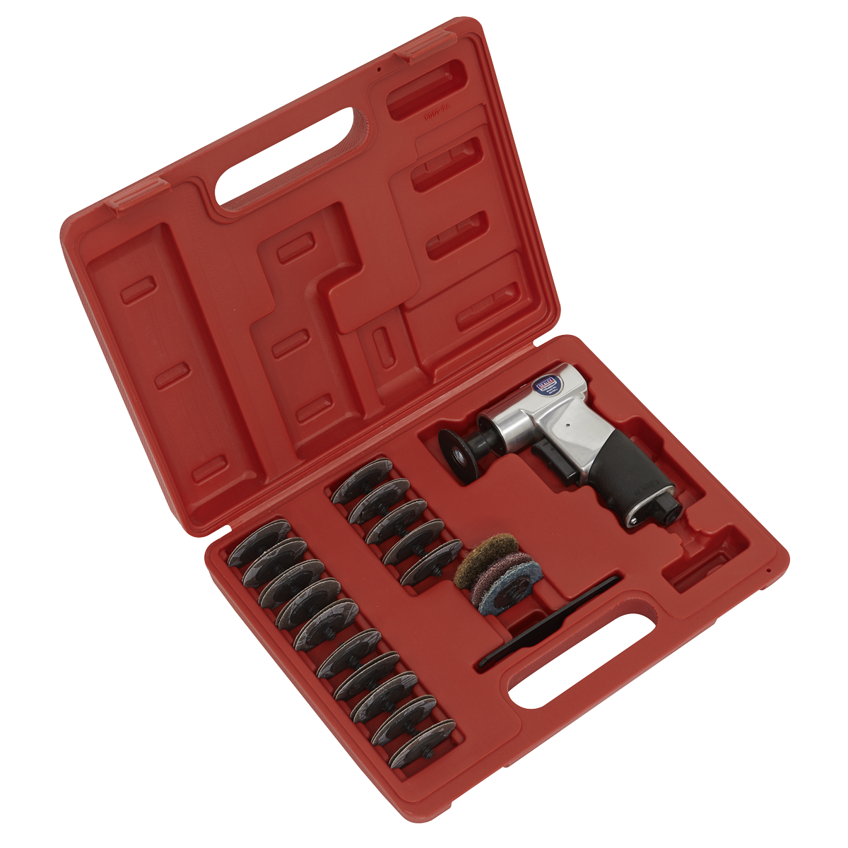 Sealey Air Mini Sander Kit 50mm 35pc