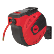 Sealey Air Hose Reel Auto-Rewind Control 20m Ø10mm ID - Rubber Hose