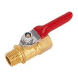 Sealey Lever Ball Valve 1/4"BSPT (M) x 1/4"BSP (F)
